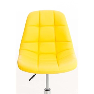 Silla de Oficina WALLY en Piel color Amarillo