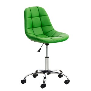 Silla de Oficina WALLY en Piel color Amarillo