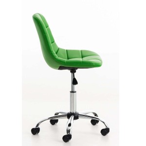 Silla de Oficina WALLY en Piel color Amarillo