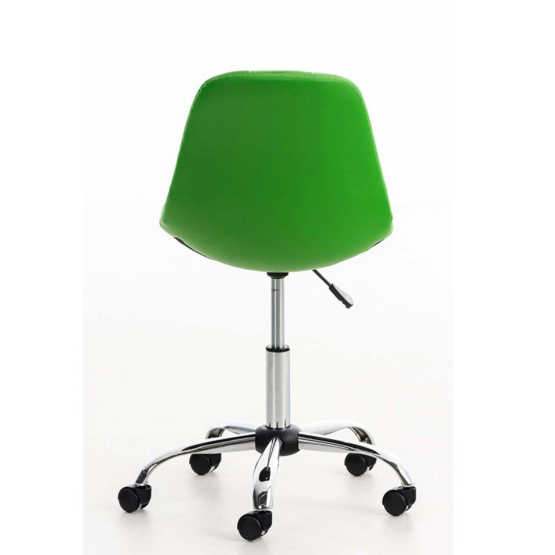 Silla de Oficina WALLY en Piel color Amarillo