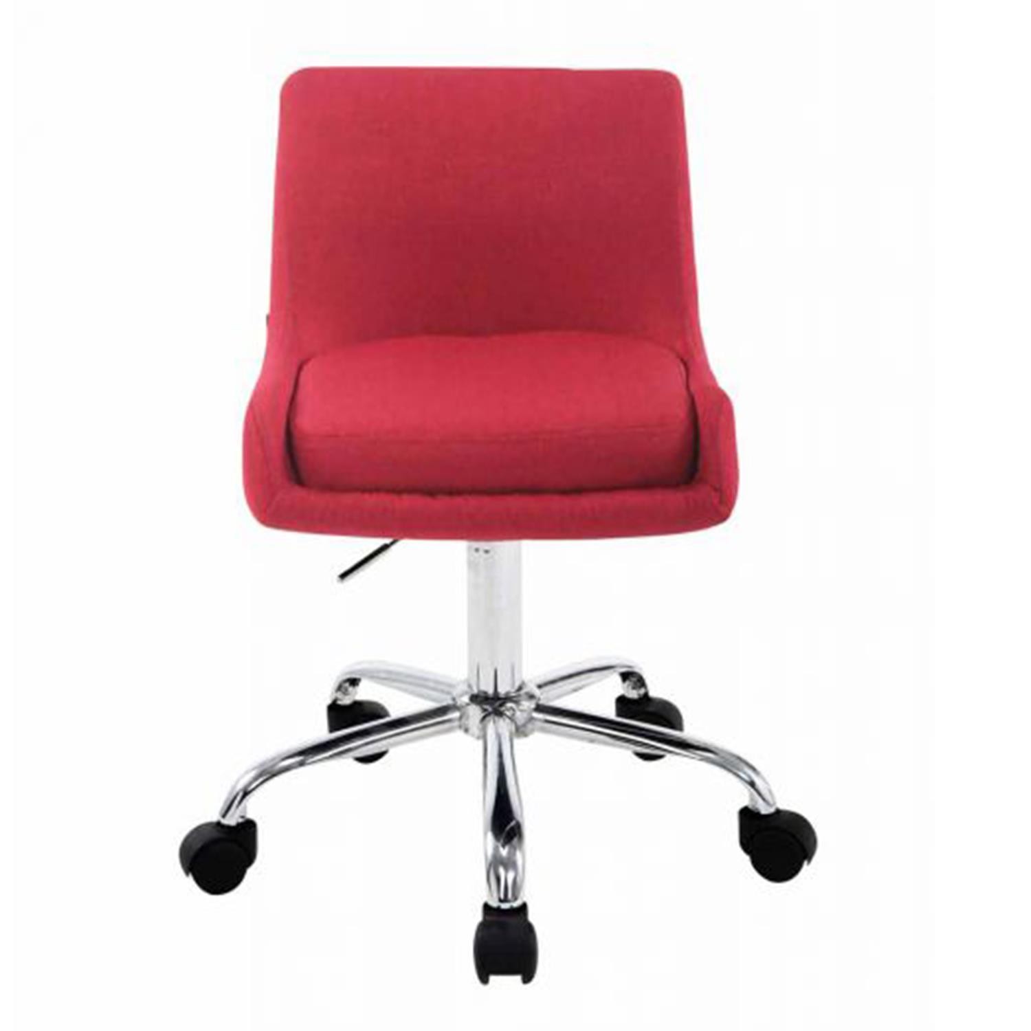 Silla de Oficina ASIA TELA, Base Metálica, Exclusivo Diseño, Color Negro