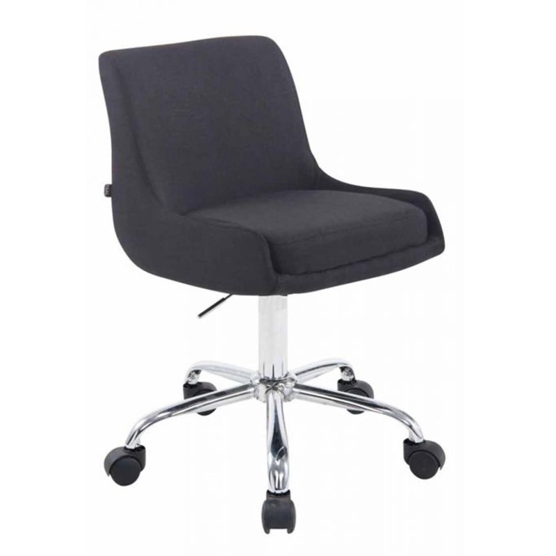 Silla de Oficina ASIA TELA, Diseño Exclusivo, Color Negro