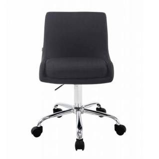 Silla de Oficina ASIA TELA, Diseño Exclusivo, Color Negro 2