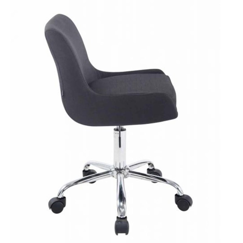 Silla de Oficina ASIA TELA, Diseño Exclusivo, Color Negro
