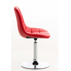 Silla de Confidente WALLY V en Piel color Amarillo