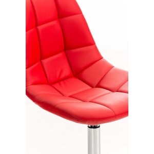 Silla de Confidente WALLY V en Piel color Amarillo