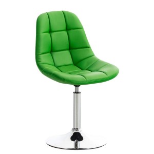 Silla de Confidente WALLY V en Piel color Amarillo