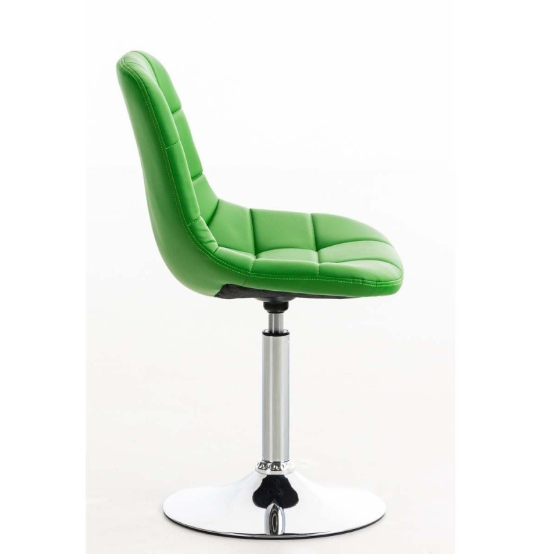 Silla de Confidente WALLY V en Piel color Amarillo