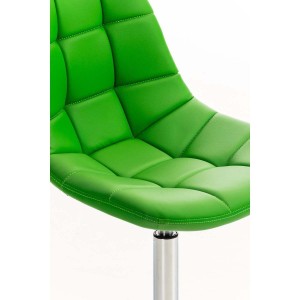 Silla de Confidente WALLY V en Piel color Amarillo