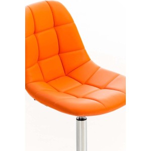Silla de Confidente WALLY V en Piel color Amarillo