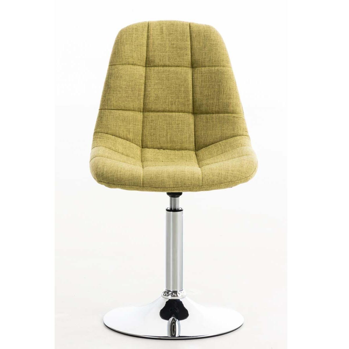 Silla de Confidente WALLY V TELA, Grueso Acolchado, Base Metálica, en Negro
