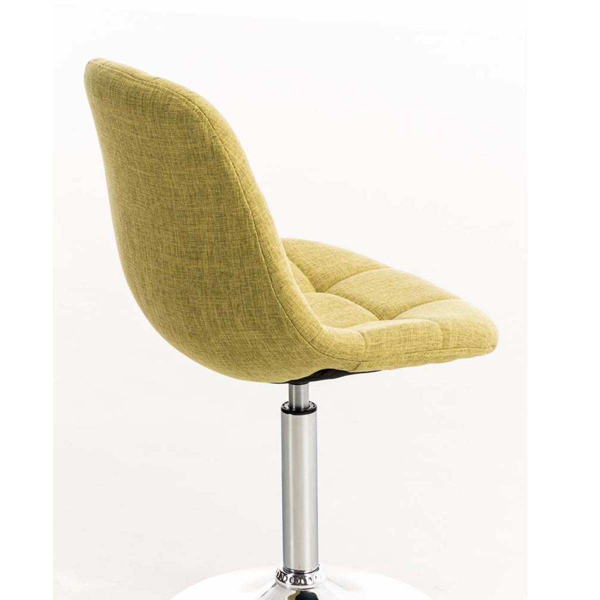 Silla de Confidente WALLY V TELA, Grueso Acolchado, Base Metálica, en Negro