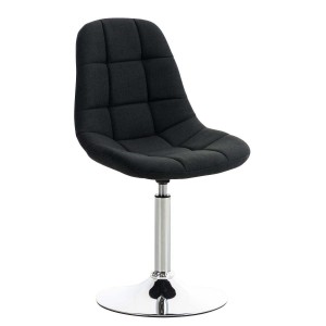 Silla de Confidente WALLY V TELA en color Negro