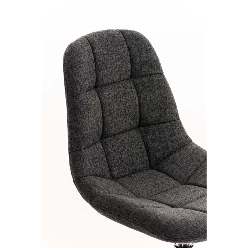 Silla de Confidente WALLY V TELA en color Negro