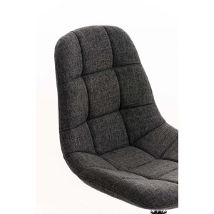 Silla de Confidente WALLY V TELA en color Negro