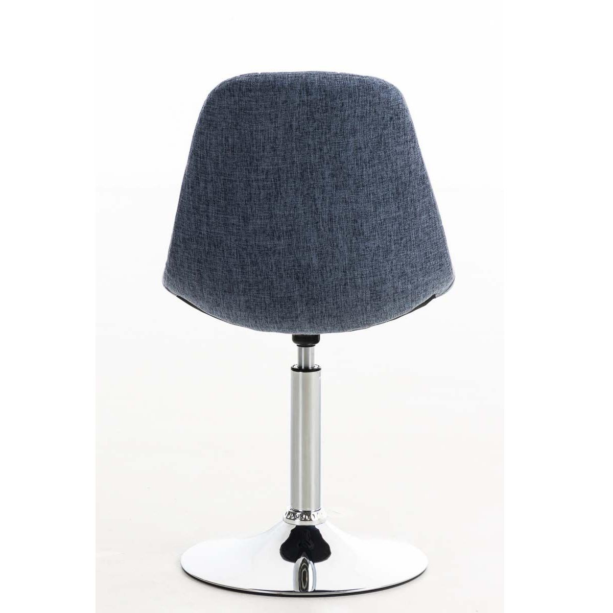 Silla de Confidente WALLY V TELA, Grueso Acolchado, Base Metálica, en Negro