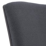 Silla de oficina ATLAS SIN BRAZOS, respaldo ajustable, en tela gris