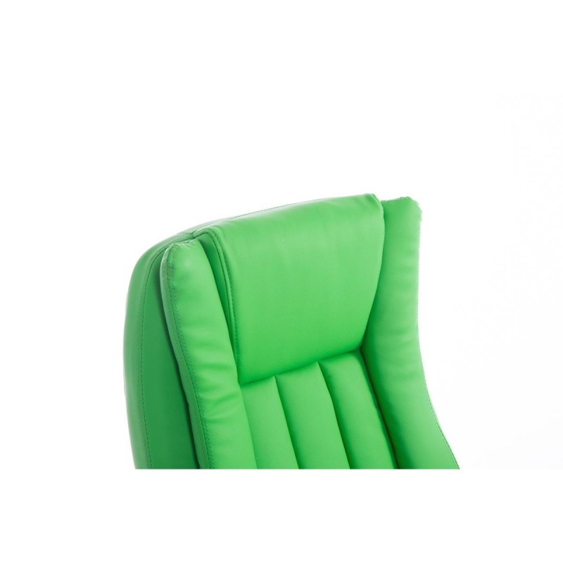 Sillón de Oficina VILTA en Piel Negra