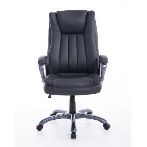 Sillón de Oficina VILTA en Piel Negra