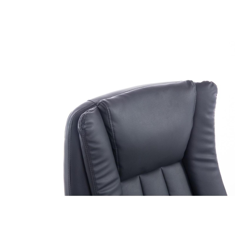 Sillón de Oficina VILTA en Piel Negra