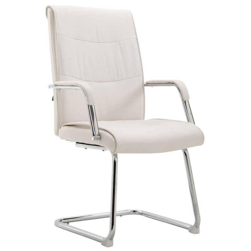 Silla de Confidente RUNA en Piel Negra