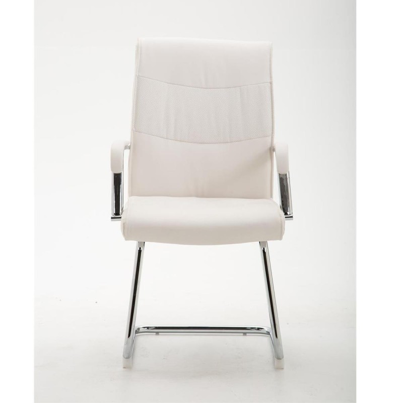 Silla de Confidente RUNA en Piel Negra