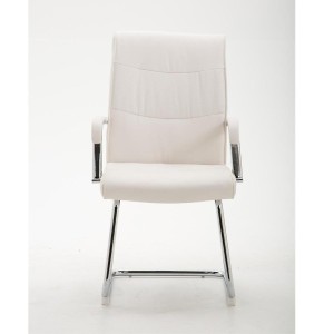 Silla de Confidente RUNA en Piel Negra