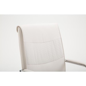 Silla de Confidente RUNA en Piel Negra