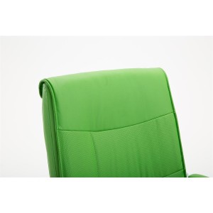 Silla de Confidente RUNA en Piel Negra