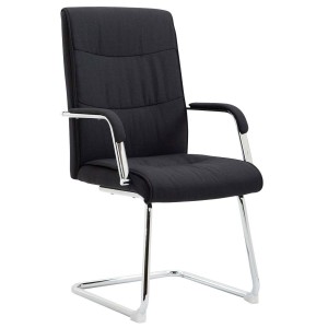 Silla de Confidente RUNA TELA en Negro
