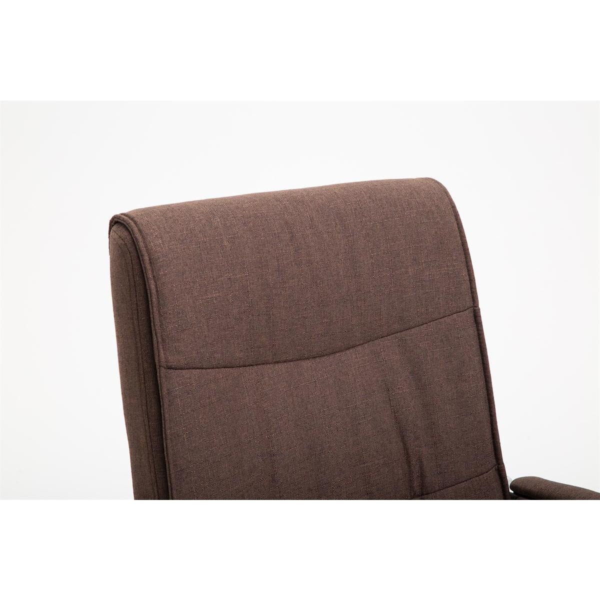 Silla de Confidente RUNA TELA, Estructura Metálica, Gran Acolchado, en Negro