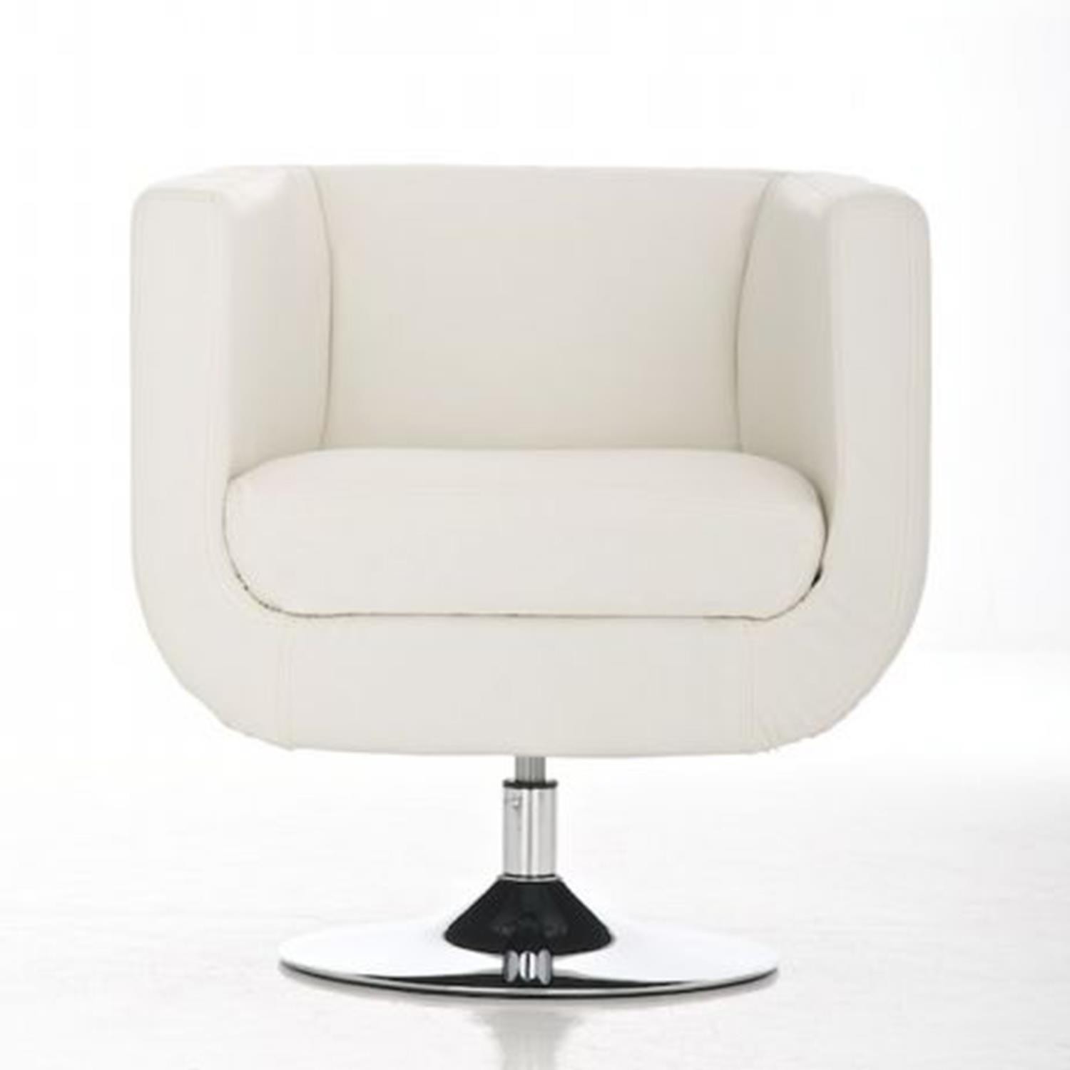 Silla de Confidente MINNIE, Asiento Giratorio, Base Metálica, color Negro