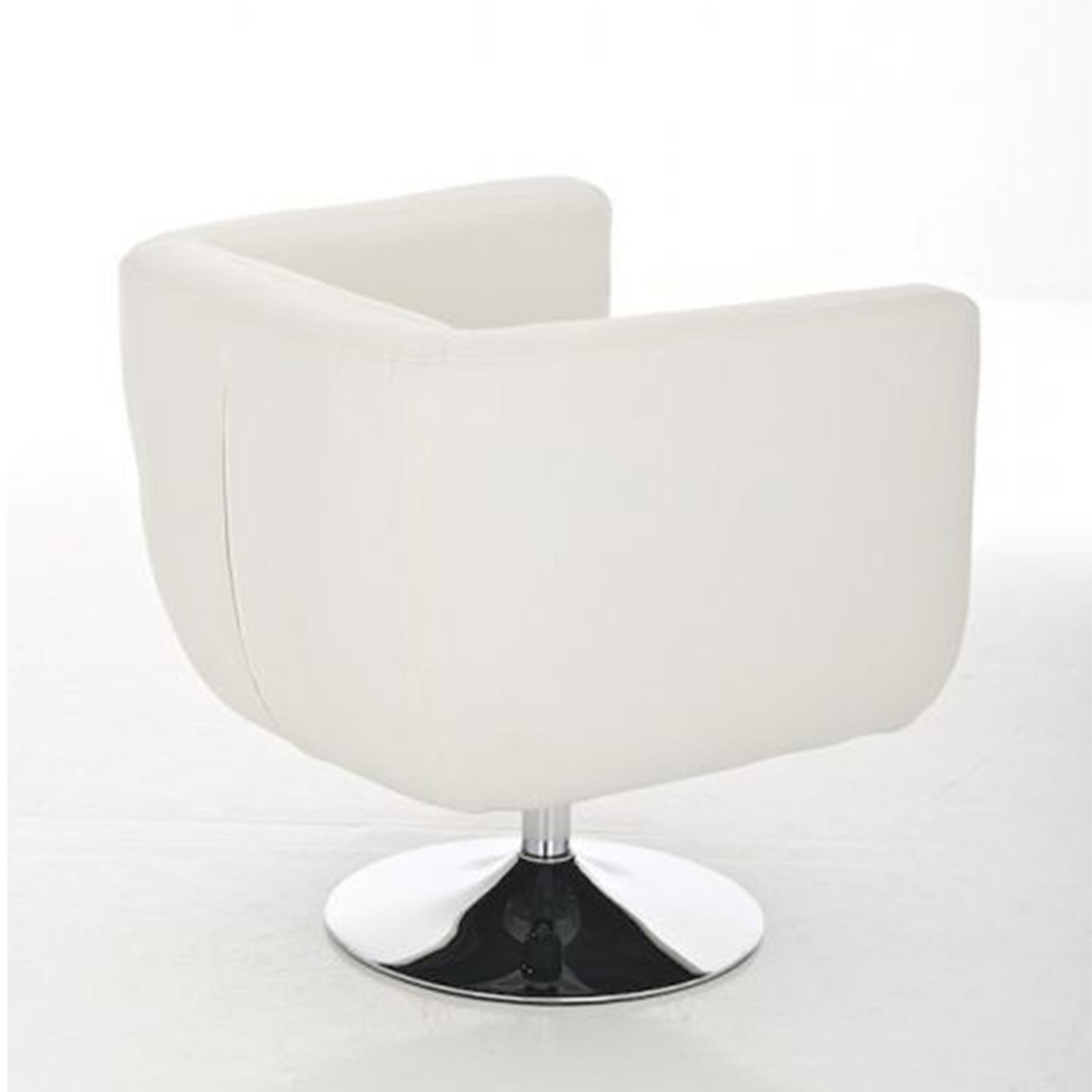 Silla de Confidente MINNIE, Asiento Giratorio, Base Metálica, color Negro