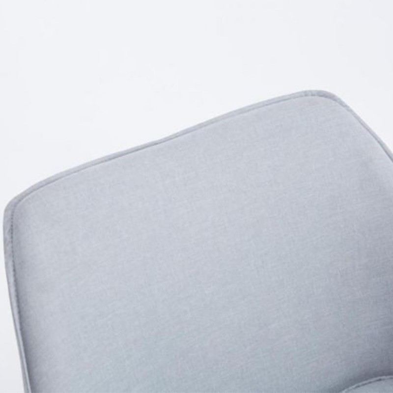 Silla de Confidente ALICE, En Tela, Color Gris Claro