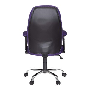 Silla Gaming TIMANA en Malla Morada y Piel Negra