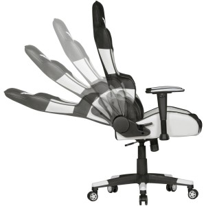 Silla Gaming EAGLE en Piel Negro/Azul