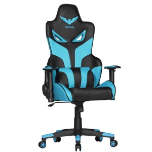 Silla Gaming EAGLE en Piel Negro/Azul