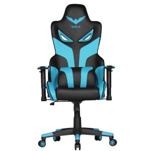 Silla Gaming EAGLE en Piel Negro/Azul