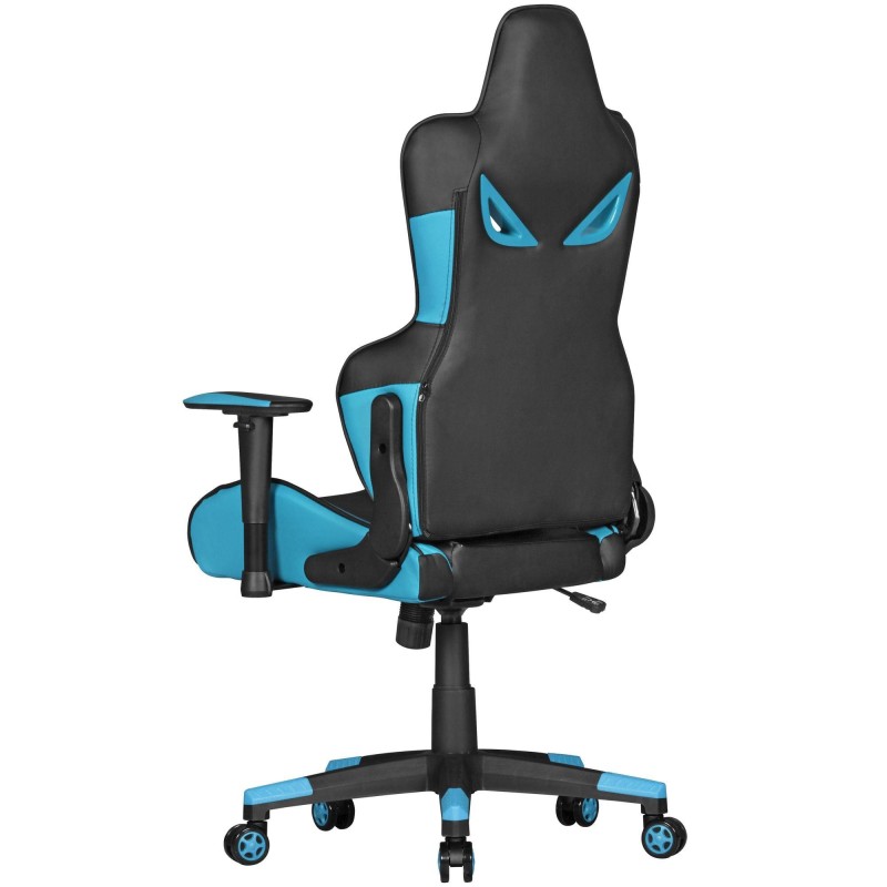 Silla Gaming EAGLE en Piel Negro/Azul