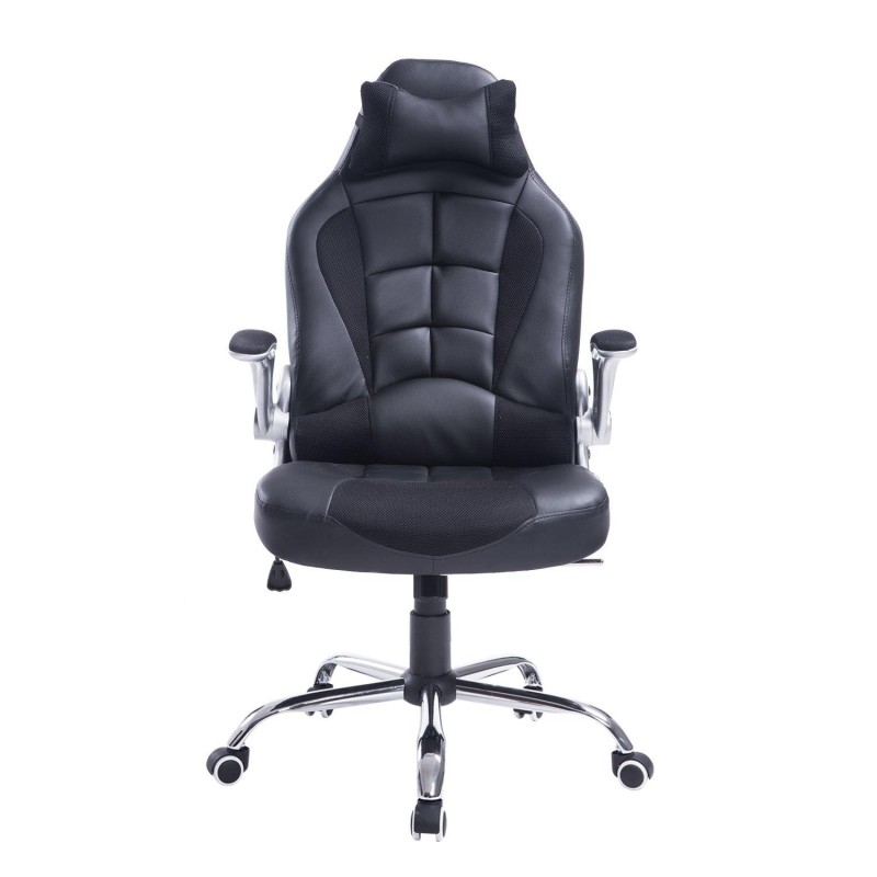 Silla Gaming FATANI en Piel y Malla Negra