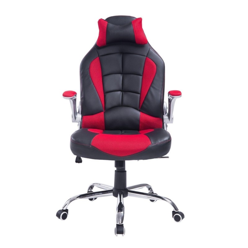Silla Gaming FATANI en Piel y Malla Negra