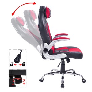 Silla Gaming FATANI en Piel y Malla Negra