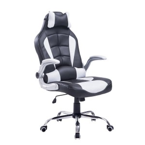 Silla Gaming FATANI en Piel y Malla Negra