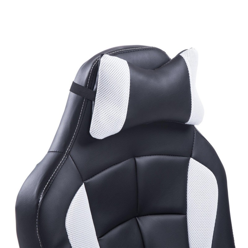 Silla Gaming FATANI en Piel y Malla Negra