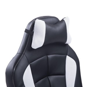 Silla Gaming FATANI en Piel y Malla Negra