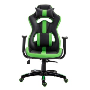 Silla Gaming TOMBI en Piel Negra y Roja