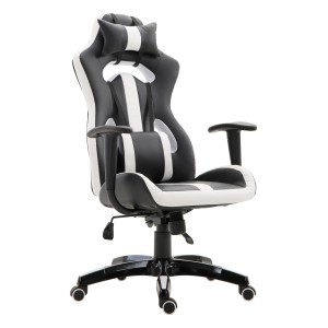 Silla Gaming TOMBI en Piel Negra y Roja