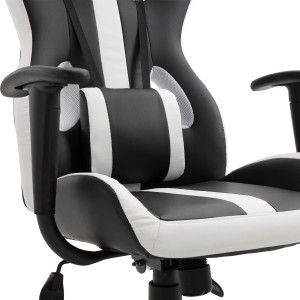 Silla Gaming TOMBI en Piel Negra y Roja