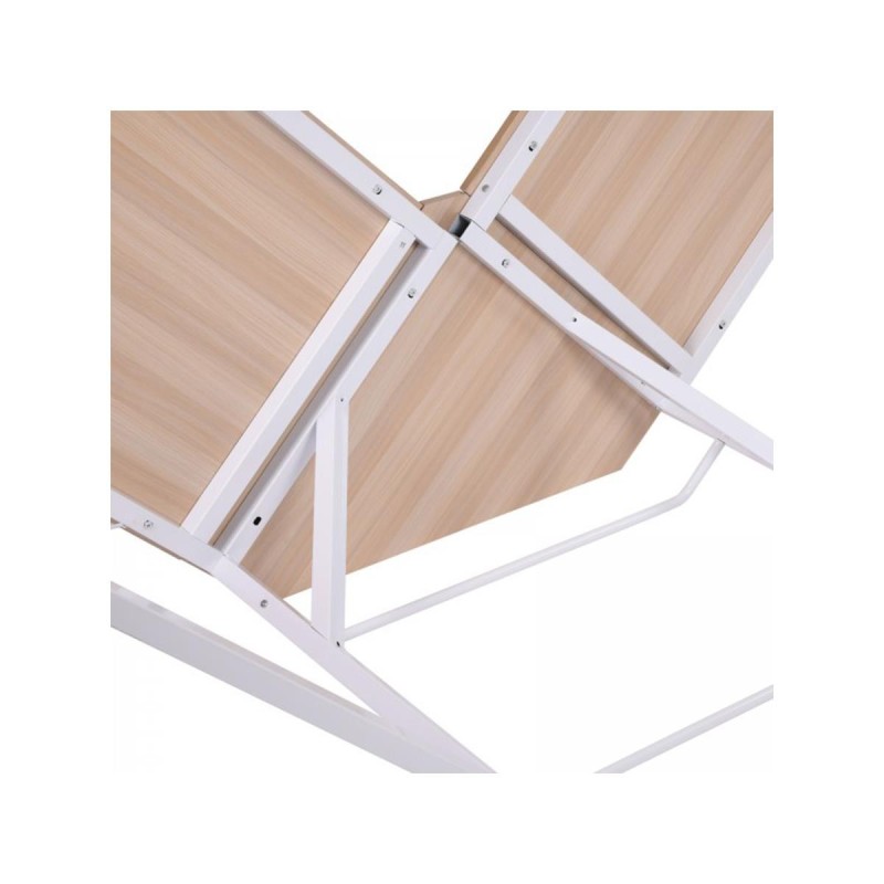 Mesa de Oficina MARLY en Metal y Madera, color Negro