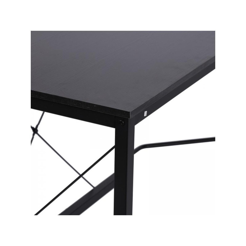 Mesa de Oficina MARLY en Metal y Madera, color Negro